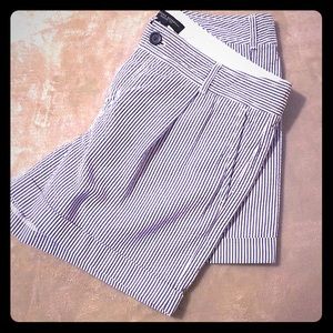 Banana Republic striped cotton shorts